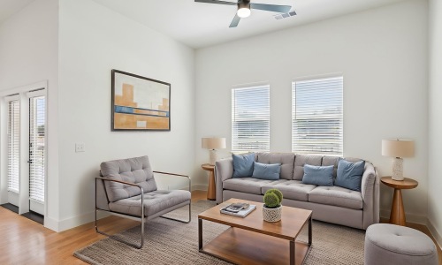 Open-concept living room