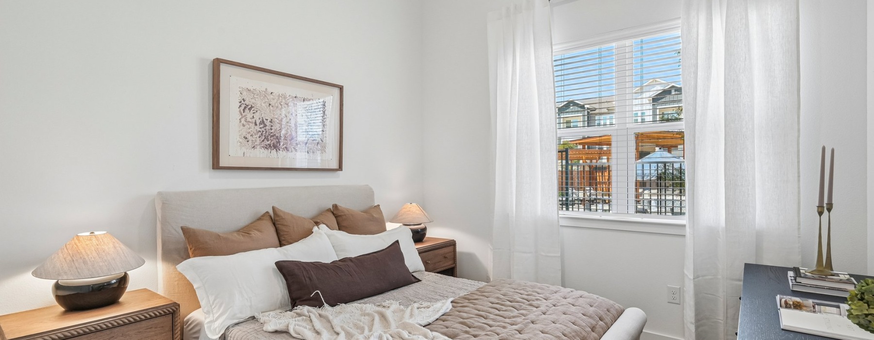 Furnished bedroom